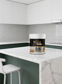 2pcs Value Pack Marble Polishing Paste, Quartz Countertop Scratch Remover, Tile Cleaner & Brightener, High-Quality Ingredients, Multi-Functional Cleaning & Protective Care, Suitable For Marble, Engineered Stone, Quartz, Tile, Granite, Faux Marble