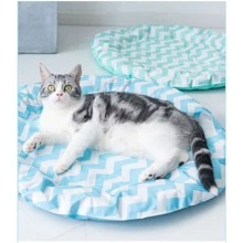 Tapete de Resfriamento de Verão para Cachorro, Almofada de Resfriamento para Animais de Estimação Adequada para Casa de Cachorro, Canil, Carro, Interno e Externo, Tapete de Seda de Gelo e Respirável para Dormir