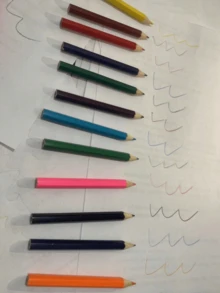 12pcs Colored Pencils Decor Shorts, Suitable As Christmas Gifts For Kids, Stationery For Office Drawing & Writing, Student Art Painting, Includes Painting, Doodle, Art And Colored Pencil Rewards (12pcs/1 Box),For School Supplies,Back To School - Multicolor - View 10