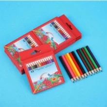 12pcs Colored Pencils Decor Shorts, Suitable As Christmas Gifts For Kids, Stationery For Office Drawing & Writing, Student Art Painting, Includes Painting, Doodle, Art And Colored Pencil Rewards (12pcs/1 Box),For School Supplies,Back To School - Multicolor - View 7