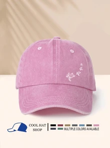 1pc Washed Casual Baseball Cap With 4 Cute Sea Turtle Design, Fashionable & Versatile, Sun Protection, Suitable For Outdoor Sports, Adventure, Beach Vacation, Unisex