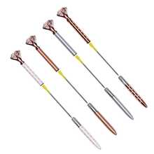 6支装钻石笔，带大水晶，漂亮闪光圆珠笔，适合女士和女孩的礼物 - 彩色 - 查看 6