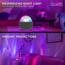 1 Stück Nordlicht Projektions Nachtlicht - Mehrfarbiger Sternenhimmel Effekt, mit Fernbedienung, Wasserwell-Design, geeignet für Schlafzimmer und Heimkino Dekoration, USB betrieben, perfektes Geschenk für Feiertage, Schlafzimmerlampe