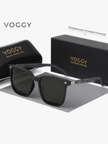 نظارات VOGGY معدنية كبيرة الحجم مستقطبة، نظارات خفيفة الوزن بطراز عتيق للرياضة والقيادة والسفر في الهواء الطلق والهدايا - نمط ب - مشاهدة 13