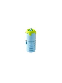 1pc Expandable Pen Holder Stress Relief Pen Bag, Round Pen Cup, Cute Cartoon Animal Silicone Pouch, Gift & School Supplies
