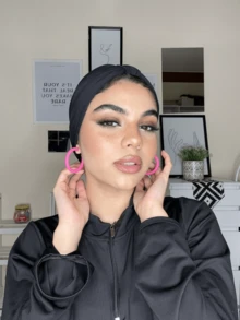 1 Stück Damen Einfarbiger Turban Kopftuch, rutschfeste atmungsaktive Chemo Kappe, Hijab geeignet für Urlaub und täglichen Gebrauch zu Kleidern