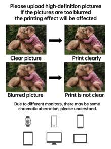 定制照片酒标，个性化婚礼大头贴纸标签，情侣照片礼物，送给新娘和新郎 - 彩色 - 查看 4