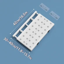 Adjustable Storage Rack - No-Drill Expandable Wardrobe, Kitchen, Bathroom Organizer | Space-Saving Extendable Rack Set, Suitable For Most RVs, Non-Electric - Multicolor - View 20