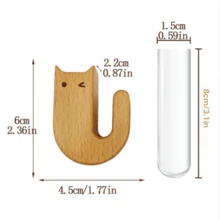 Cat Whisker Vase Fridge Magnet, Cat Whisker Mini Vases, Tiny Vase For Cat Whisker, Cat Whisker Collector Cat Whisker Holder For Cat Lovers, Cat Whisker Jar Home Office Farmhouse Decor - Multicolor - View 9