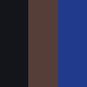 negro/marrón/azul