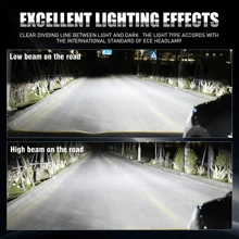 HYNBYZJ 2 件 3D 360 H7 LED 汽车大灯泡 Canbus H9 H11 雾灯 9006 Hb4 9005 Hb3 LED 即插即用汽车灯 6000K 12V - 白色 - 查看 4