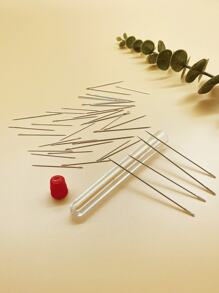 18pcs/20pcs/40pcs Stainless Steel Hand Sewing Needles, Suitable For Regular Sewing, Embroidery, Quilting, Elastic Fabrics - Silver - View 5