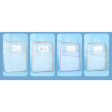 Ergonomic Design Durable Nylon Transparent Zippered Mesh File Organizer Bag With Multiple Compartments, Perfect For Office, Student, And Home Storage, Desk Storage