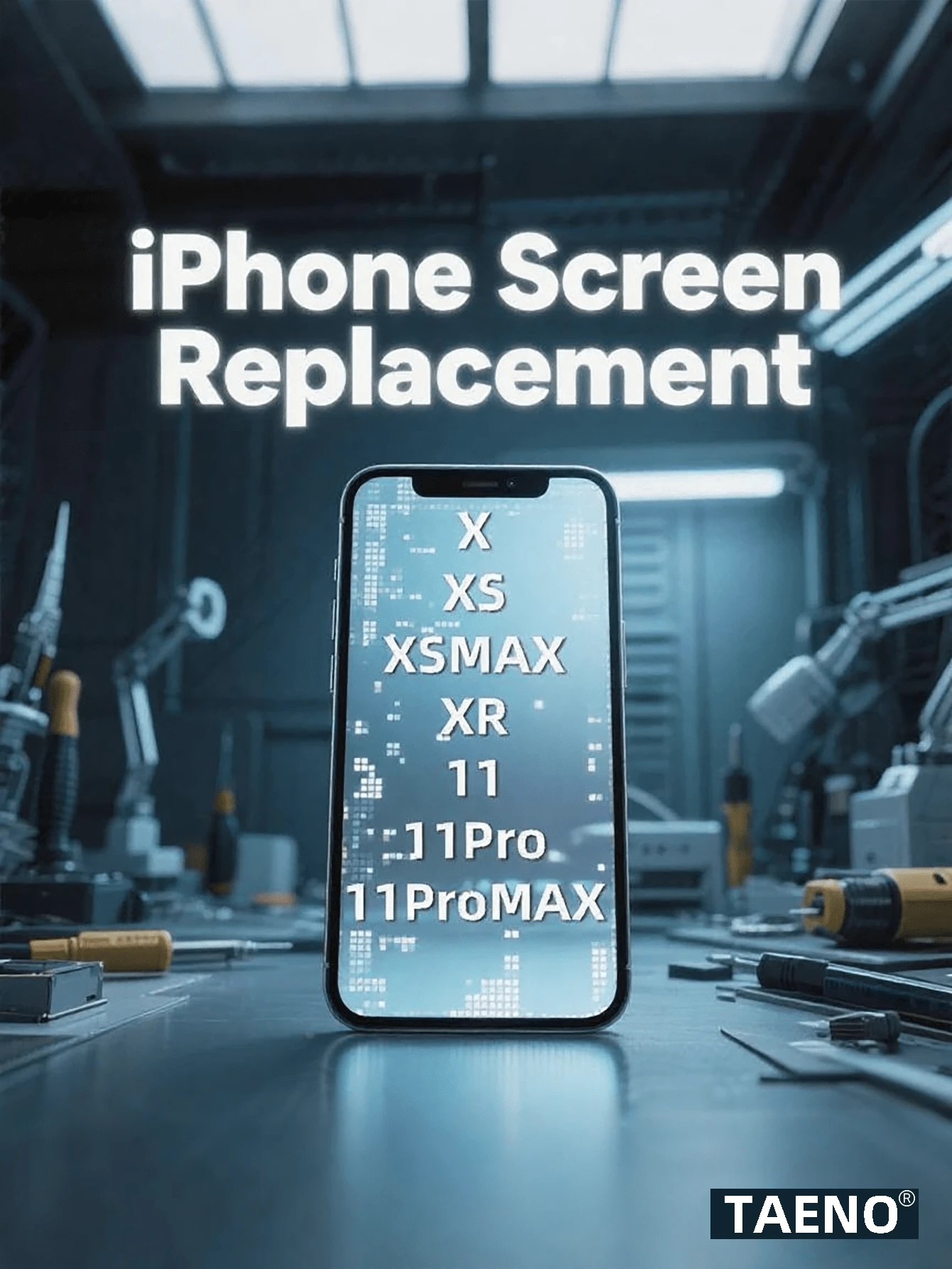 TAENO Incell Mobile Phone LCD Screen Display Assembly For IPhone X XS XSMAX XR 11 11Pro 11ProMax 12 12Pro 12ProMax 13 13Pro 13ProMax Touch Screen Replacement Repair Part