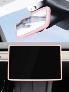 Car Rearview Mirror Silicone Protective Cover, Compatible With Most Cars And Auto Decoration - Perfect Gift For Car Enthusiasts