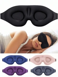 Mặt nạ ngủ 3D cho nam và nữ, mặt nạ ban đêm chắn sáng, mềm mại, thoáng khí, lý tưởng cho du lịch, văn phòng và giấc ngủ ngắn, bịt mắt unisex giúp ngủ ngon hơn, vật dụng cần thiết cho mùa tựu trường, món quà hoàn hảo cho đồng nghiệp và bạn bè, mặt nạ ngủ ấm áp cho phòng ngủ và máy bay, phụ kiện du lịch không thể thiếu, quà tặng Secret Santa cho nữ, quà tặng Ngày Valentine, quà nhét vào tất Giáng sinh, quà tặng cá nhân hóa, quà tặng Giáng sinh. - Nhiều màu - Xem 9