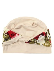 1pc Fashion Headband Headscarf Turban Twist Headwear Floral Print Accessory - Multicolor - View 2
