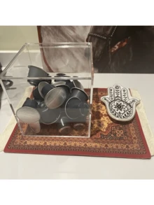 Soporte para cápsulas de café acrílico con tapa - Organizador de cápsulas a prueba de polvo para almacenamiento de dulces en la cocina (Vuelta al colegio) - Multicolor - Ver 3