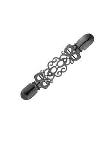 女士复古毛衣开衫胸针，腰带夹，衬衫胸针夹，银色、金色和黑色花卉图案毛衣披肩夹 - 腰带披肩开衫夹，用于收紧连衣裙裤子腰部胸针，适合服装和礼品 - 彩色 - 查看 6