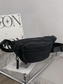 1pc Women's Casual Colorblock Chest Bag, Student Sports Bag, Multifunctional Waist Bag, Suitable For Daily, Outdoor Sports, Running, Travel, Leisure (Women Waist Bag) - Multicolor - View 3