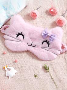 Cute Cartoon Animal Plush Sleep Eye Mask, Comfortable And Lightweight Eye Cover For Girls, Home And Travel