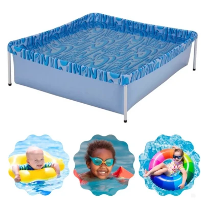 Piscina Infantil Estruturada 400 Litros Azul Mor