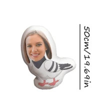 Poduszka ze zdjęciem na zamówienie, poduszka w kształcie gołębia, odpowiednia na urodziny, Dzień Ojca, Dzień Matki, Halloween, Boże Narodzenie, Wigilię, Walentynki, urodziny, spersonalizowany dzień, Dzień Zmarłych Żołnierzy, Święto Dziękczynienia, Wielkanoc, Prima Aprilis, karnawał, Dzień Otwartej Szkoły, Święto Narodowe, wielofunkcyjna, wielokrotnego użytku, ozdobna, wykwintna, stylowa, urocza, kolorowa, słodka, zabawna, spersonalizowana, spersonalizowana, unikatowa, idealny prezent dla niej, idealny prezent dla niego, na rocznice, na urodziny, lalki dla nastolatków i pluszaki