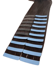Tape In Hair Extensions Human Hair 20pcs/Pack/30g Remy Straight Invisible Tape Adhesive Hair Extensions Suitable For All People 10-24 Inches - S2 - View 5
