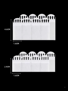No Drill Hang Picture Non-Marking Clip - Double-Sided Removable Wall Hooks For Frames & Artwork, Damage-Free Adhesive, Waterproof Install Tape, Heavy Duty Picture Hanging Kit, Adhesive Wall Hangers For Frames - No Damage, Waterproof, Easy To Install And Remove, Ideal For Home Decor, Bathroom Shelf, Hangers Hooks Hanger, Wall Pictures, White Hook, Black, Sticky Wall Hooks, Purse Hanger Wall Hooks, Hooks, Wall Hook, Door Hanger - White - View 4