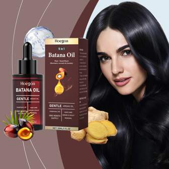 Batana Aromatherapy Hair Oil, Moisturizing & Nourishing, Strengthens Damaged Hair With Keratin, Gentle & Non-Irritating, Alcohol-Free, Relaxes Mind, Relieves Fatigue