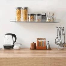 1 pieza Organizador de exhibición transparente de acrílico para esmalte de uñas, soporte de pared para cosméticos para salón
