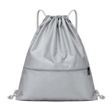 Bundle Pocket Drawstring Simple Backpack For Men And Women's Sports And Fitness, Lightweight Basketball Bag, Oxford Fabric Zipper Bag, School Backpack - Multicolor - View 9