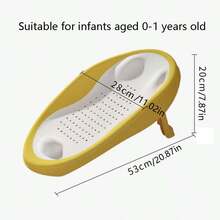 婴儿浴网沐浴垫新生儿洗澡床可折叠婴儿洗澡架 - 彩色 - 查看 5