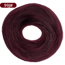 1/3 Pieces Bun Human Hair Messy Dount Hair Buns Updo Chignon With Elastic Hair Exension For Women Daily Slouchy Hair Accessories