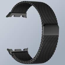 Correa de reloj magnética de Milán, compatible con Samsung Galaxy Watch 8/8 Classic de 40 mm, 44 mm y 46 mm, unisex, con liberación rápida y acero antienganches, compatible con accesorios para Samsung Watch 8 Classic/8, esencial para volver a la escuela - Con Galaxy Watch 8/8 Classic - Ver 8