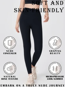 Pantaloni strâmți cu talie înaltă pentru femei, de primăvară și de vară, casual, la modă, în culori solide, pentru primăvară și vară, ciorapi confortabili cu bază elastică, talie elastică cu pantaloni moi și mulați pe formă de nouă inci, potriviți pentru sport și fitness, pentru mersul pe jos, cumpărături, activități în aer liber, ciorapi de purtare zilnică