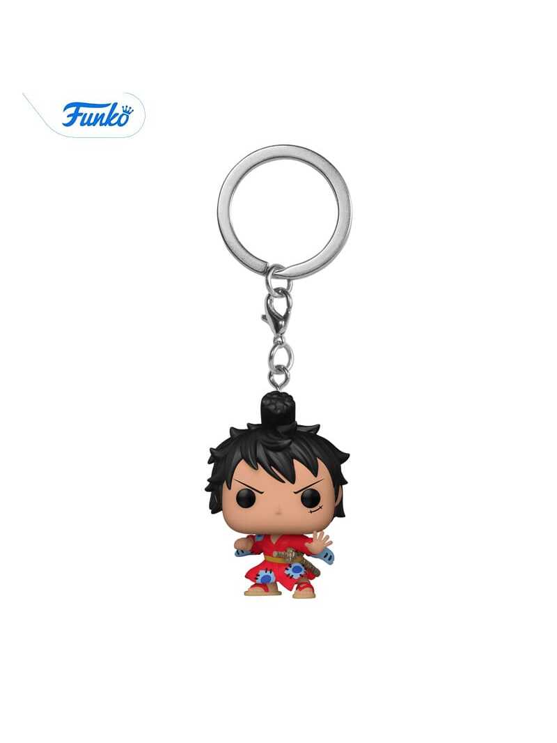 Funko سلسلة مفاتيح بوب: ون بيس - لوفي في كيمونو -...