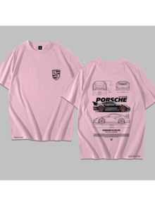Camisa Camiseta Algodão Premium Carro Esportivo  911 GT3 RS P Unissex Streetwear Masculino Lançamento Tendencia