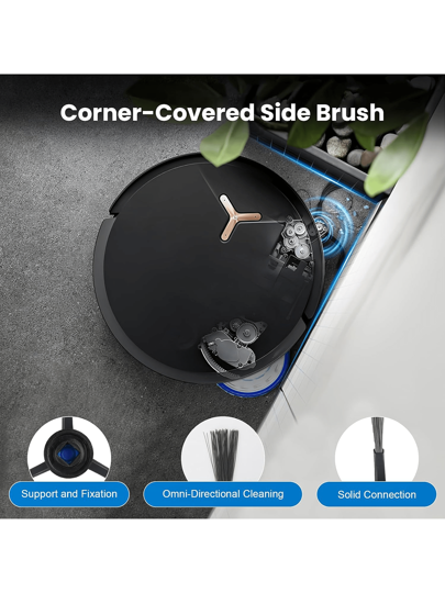 24 Pcs Replacement Parts For Ecovacs Deebot T50 Pro Omni / T50 Pro / T50 Omni Robot Vacuum, Include 1 Main Brush, 6 Dust Bags, 4 Filters, 6 Side Brushes, 6 Mop Pads And 1 Cleaning Tool view 6