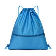 Bundle Pocket Drawstring Simple Backpack For Men And Women's Sports And Fitness, Lightweight Basketball Bag, Oxford Fabric Zipper Bag, School Backpack - Multicolor - View 19