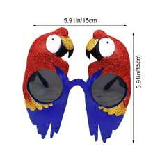 1pc Tropical Beach Themed Eye Mask, Suitable For Summer Fun Photo Props, Hawaii Party Decorations