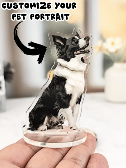 1Pc Custom Acrylic Stand - Personalized Pet Dog Standee, Custom Dog Photo Stands, Favorite Pet Display, Unique Home Decor, Perfect Gift For Pet Lovers, Family, And Friends - Great For Birthdays, Holidays, Christmas, Valentine's Day & More,Multi-Functional, Ornamental,Reusable,Exquisite,Stylish,High-Quality,Colorful,Modern,Custom,Personalized,Unique,Customized Crafts,Warm Ambience, Autumn Home Refresh, Xmas Decoration,Home Harmony