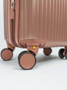 Set Of 2 Suitcases With 1 Toiletry Bag - 藕粉色 - 查看 2