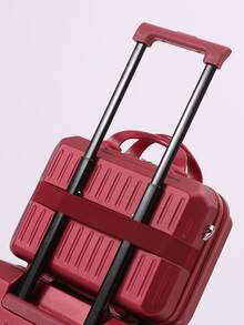 Set Of 2 Suitcases With 1 Toiletry Bag - Burgundy - View 4