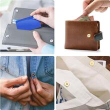 20件/4件/10件DIY磁性纽扣、磁性按扣、钱包磁性包扣、卡通纽扣磁性隐形纽扣、梅花磁性纽扣、磁性缝纫纽扣、缝纫纽扣、金属隐形缝纫纽扣、钱包锁扣、DIY工艺包钱包扣配件替换装、单肩包手提包 - 銀色 - 查看 6