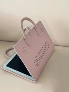 14/15.6 Inch Laptop Sleeve Case Briefcase Waterproof Messenger Bag For Notebook Slim Carrying Case For Laptops - 粉色 - 查看 3