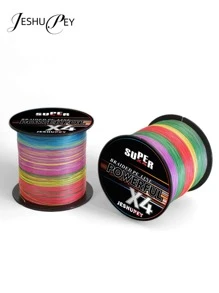 JESHEUPEY - Línea trenzada de alta calidad de 4 hebras, especialmente diseñada para la pesca de carpas y pesca en el mar, línea de pesca tejida de 8 hebras de alta resistencia