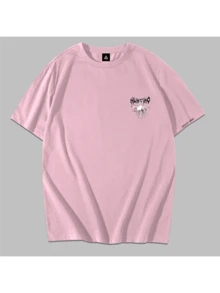 Shirt T-Shirt Premium Cotton Spider Hunter Dark Unisex Streetwear Men's New - 淺粉色 - 查看 2