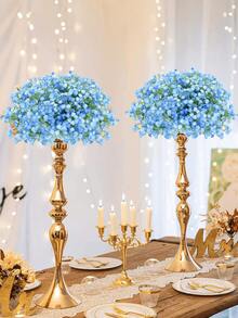 1 pieza/3 piezas/6 piezas/12 piezas Ramo de flores artificiales de Gypsophila, diseño de varios tallos, decoración floral realista de 28 cm, adecuado para bodas, San Valentín, cumpleaños, aniversario, hogar, escritorio, dormitorio, baño, decoración de habitaciones, otoño