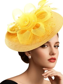 1Pc Ffascinators Hats For Women Fancy Tea Party Hats 2024 Elegant 1950s Kentucky Derby Hats Feather Hair Clip For Bride Wedding Party Birdcage Veil Headband Flower 1920s Headpiece For Horse Race Vintage Bridgerton Fedora Beret Hats 50s Outfit Church Hats Black Veil For Funeral 1940s Dresses Victorian Hat Pillbox Hats Lolita Accessories For Women Girl Birthday Mother's Day Halloween Christmas Gift - Style a - View 10